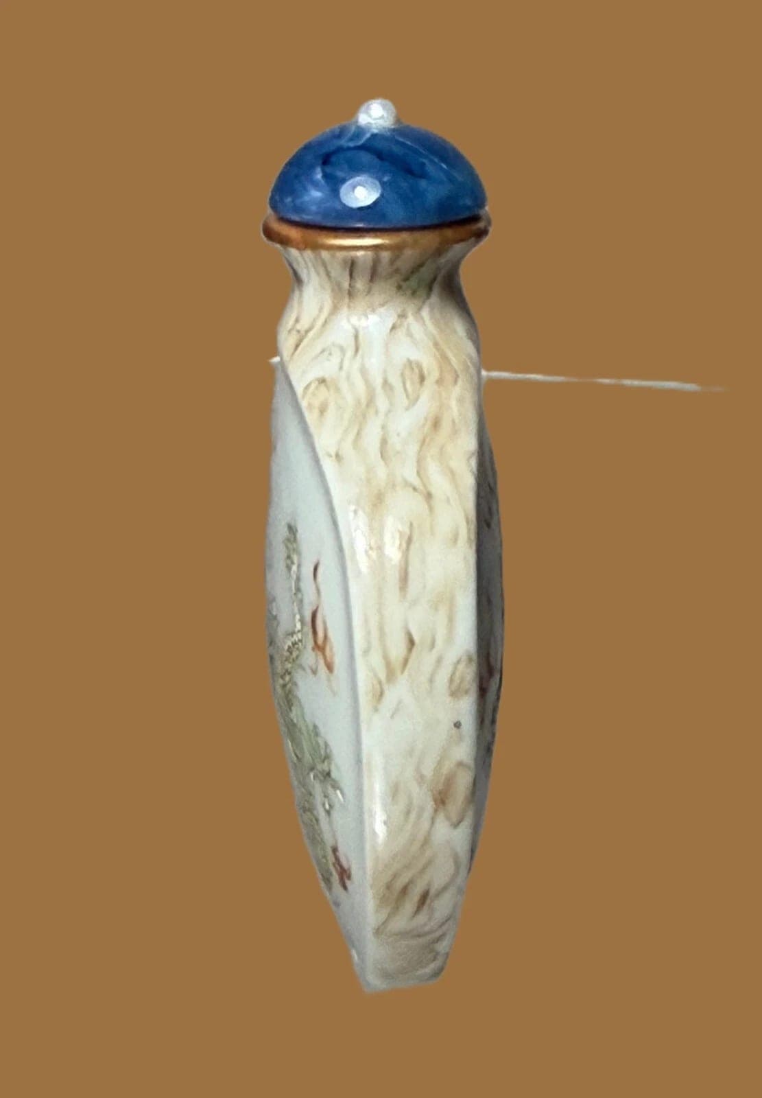 FAMILLE ROSE, Enameled Porcelain Snuff Bottle, Qianlong Mark, 1780-1799 photo 3