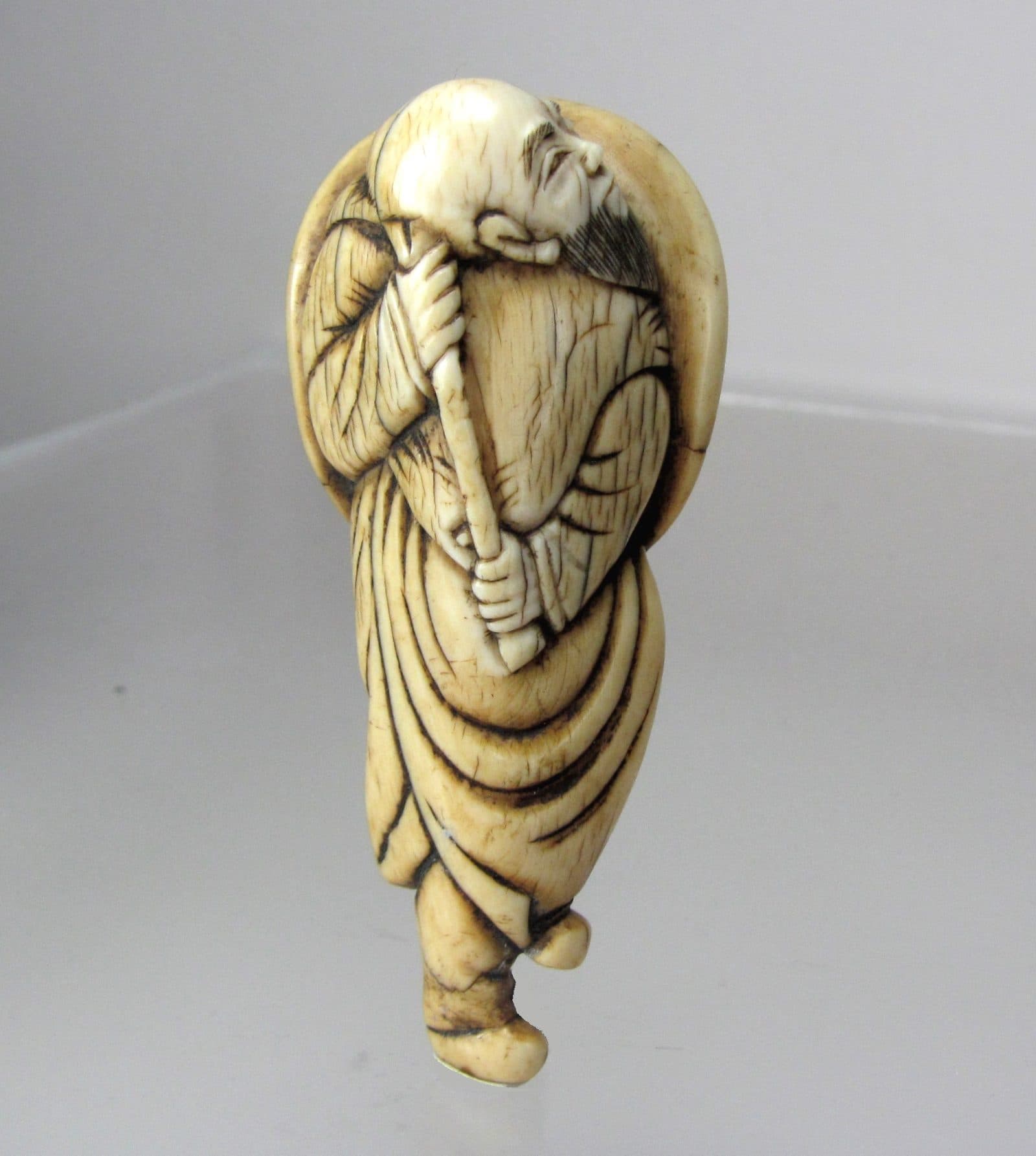 18th Century Japanese Netsuke: Chinnan Sennin